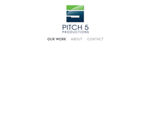 Tablet Screenshot of pitch5productions.com